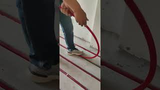 Floor Heating Pipe Laying Process !