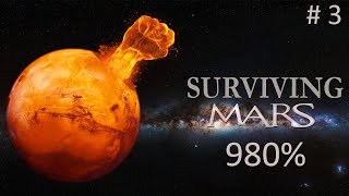 Surviving Mars Below and Beyond #3,  сложность - 980% (прохождение на русском)