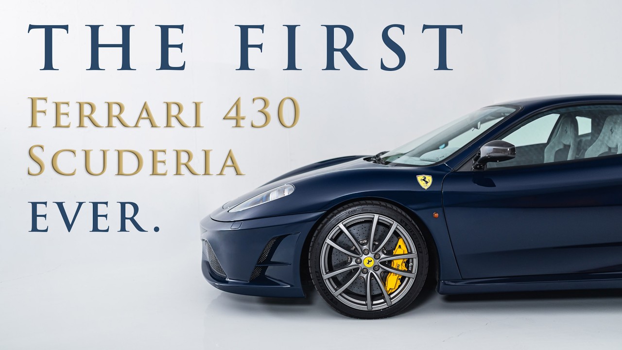 The first Ferrari 430 Scuderia ever built is stepping out of the