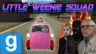 The Little Weenie Squad - Gmod RP
In case you didnt guess the cars are called Little Weenies. Probably would have made more sense to say that looking back on it.
Credits:
To be added The Little Weenie Squad - Gmod RP