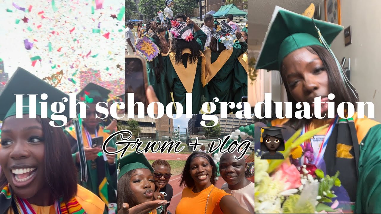 GRWM for the LAST DAY of high school!! | graduation vlog - YouTube