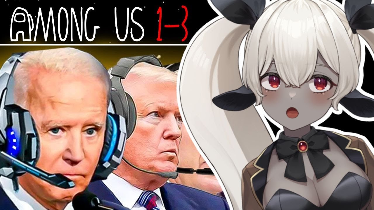 Lila Reacts to US Presidents Play Among Us 1-3