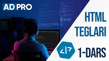 Web dasturlash kursi: HTML darsi