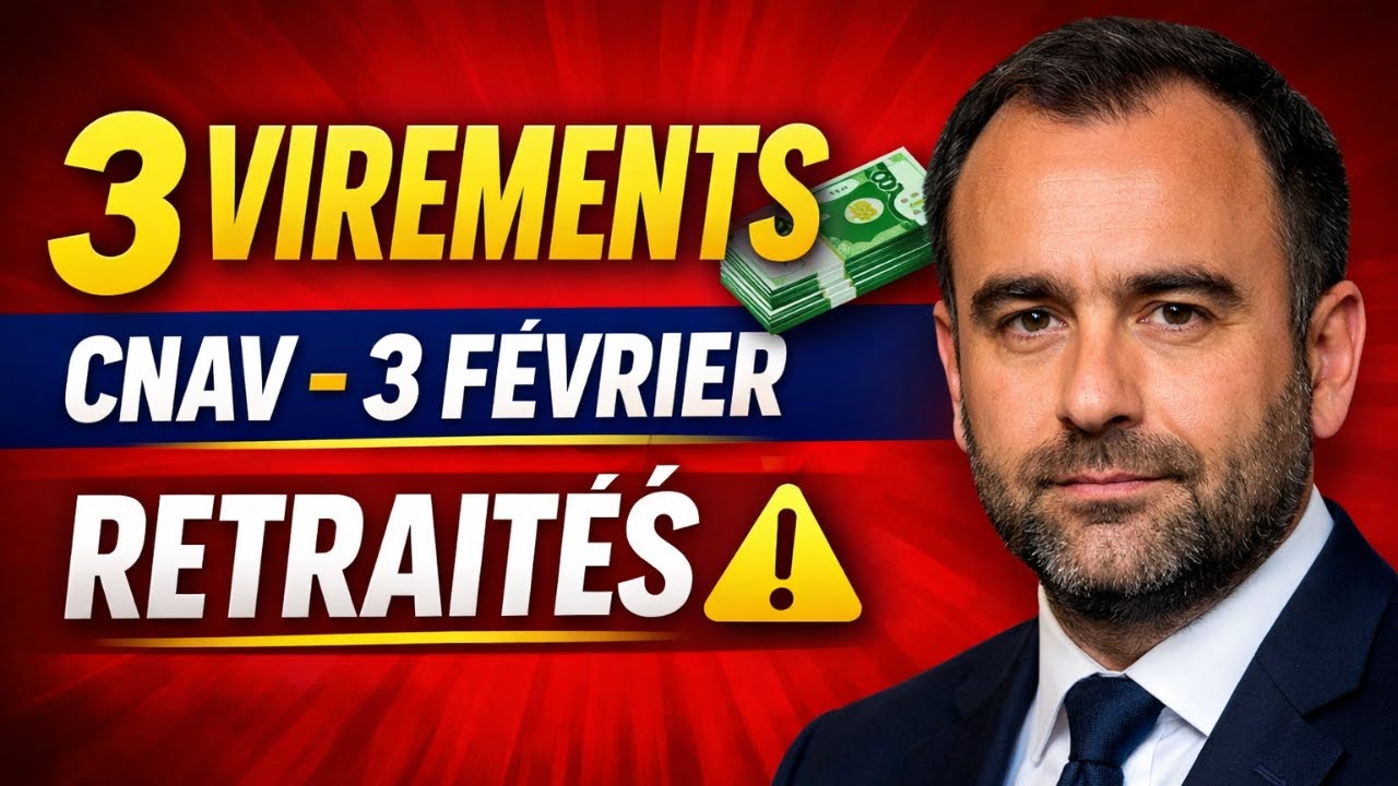 Retraités en France : 3 virements importants de la CNAV arrivent le 3er février 2026 !