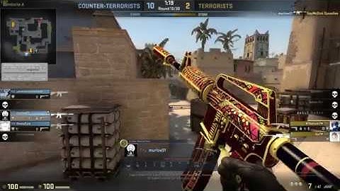 CSGO M4a1-s ACE on Mirage