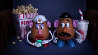 Mr And Mrs Potato Head Watching Toy Story