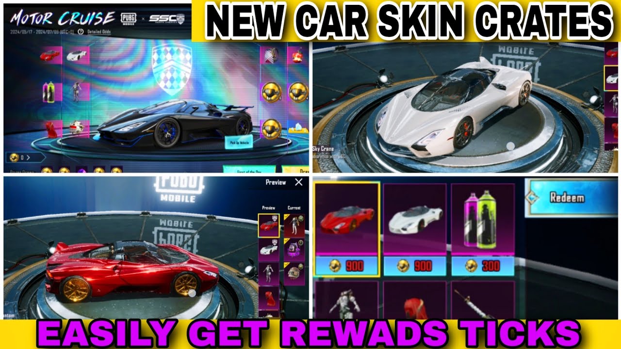 NEW EVENTS CAR SKIN PUBG BGMI HOW TO EASILY GET REWADS TRICKS new-events-car-skin-pubg-bgmi-how-to-easily-get-rewads-tricks
