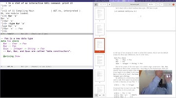 Algebraic data types and basic polymorphism