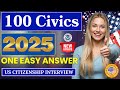 US Citizenship Interview 2025: Practice All 100 Civics Questions for N-400 Interview #uscis #usa