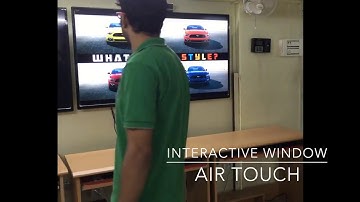 AirTOUCH - Body Movement And Gesture Driven Interactive Digital Signage