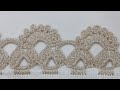 ✴️ PUNTILLA DE ENCAJE TEJIDA A CROCHET 