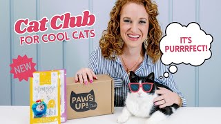 NEW  Paws Up Club  Cat Subscription Box for Cat Lovers & their Furry Friends