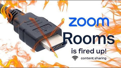 Zoom Rooms Wireless content sharing