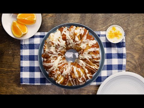 Ultimate Glazed Orange Pull-Apart Bread  Tasty Recipes