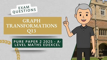 Graph Transformations (Q13 A2 P2 Edexcel 2025)