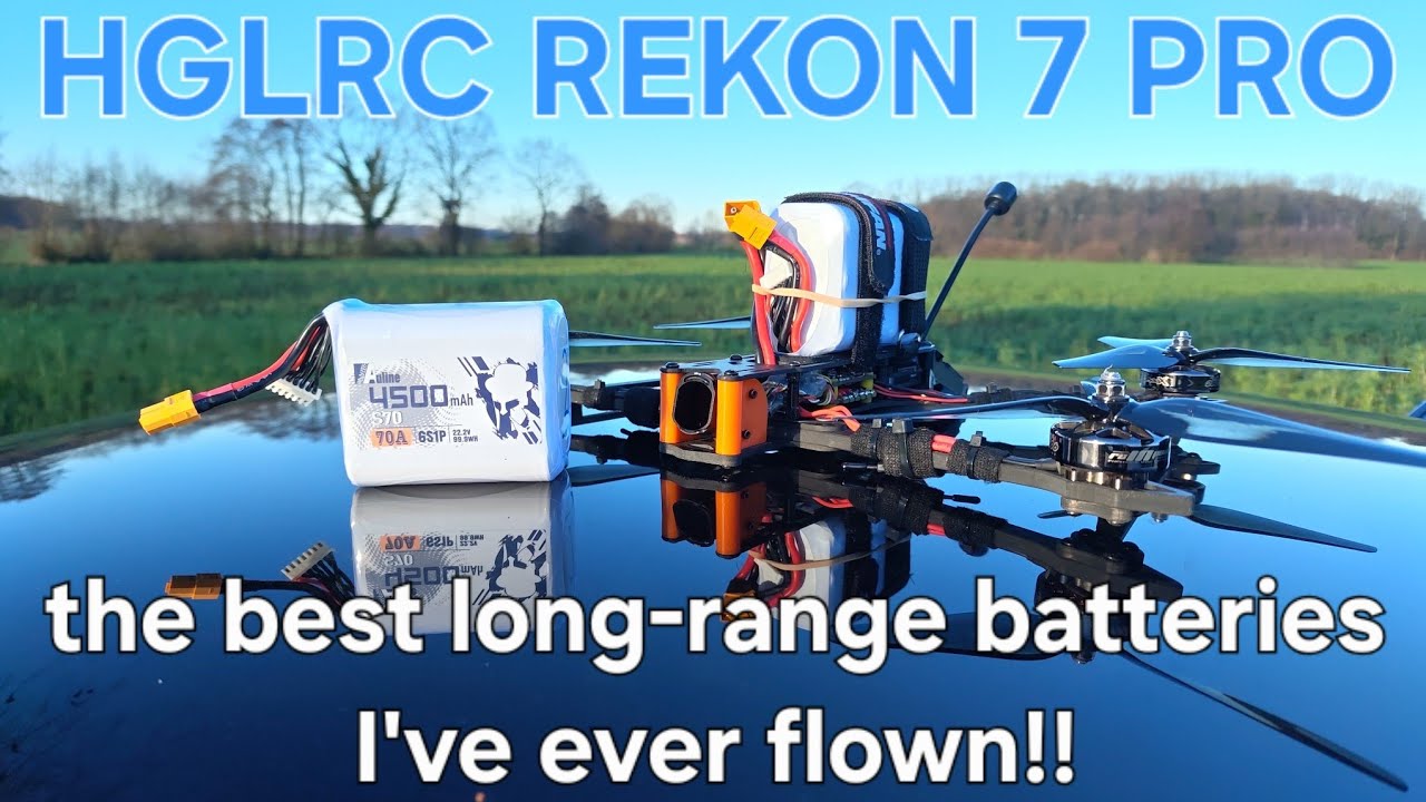FPV Drone Long Range Flight - HGLRC REKON 7 PRO - DJI O4 PRO - AULINE ...