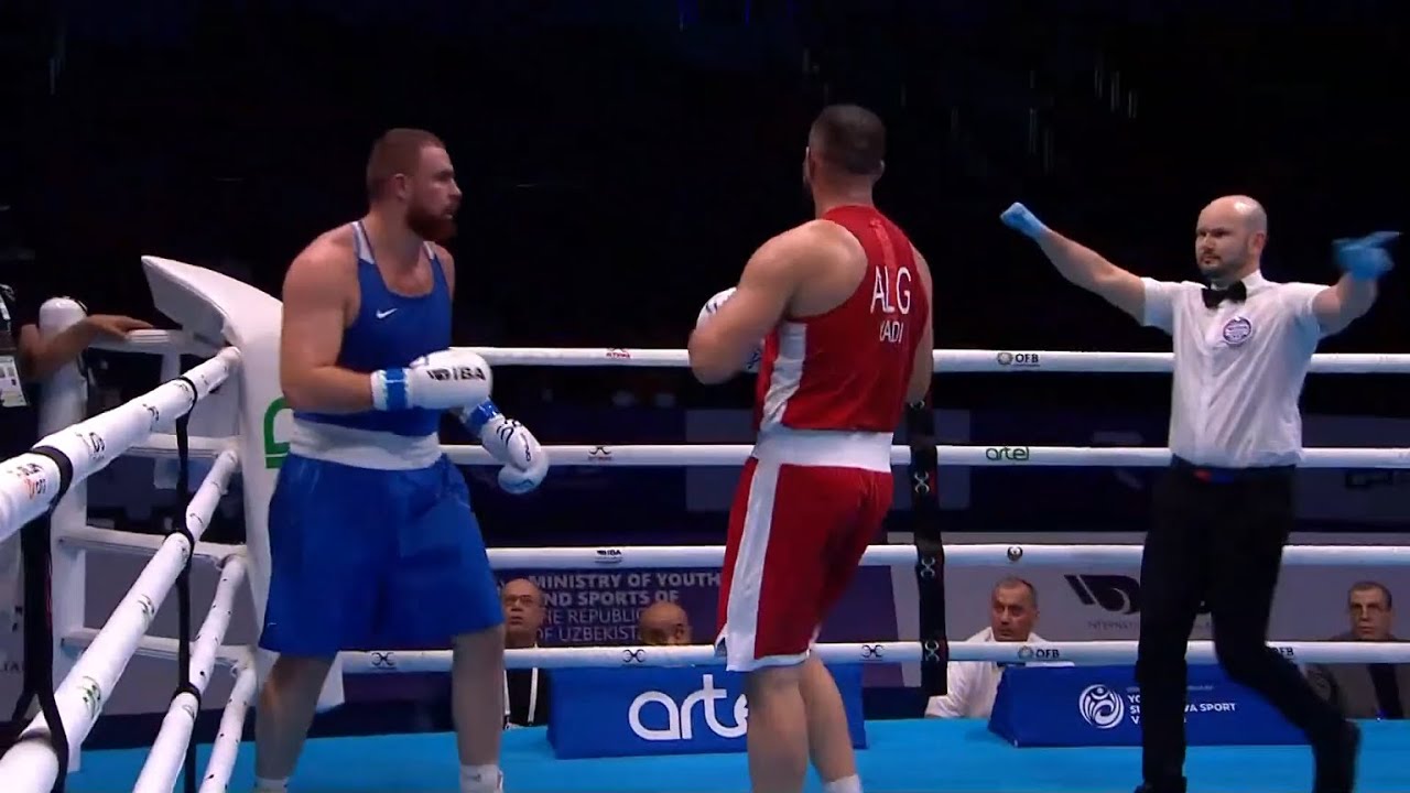 R16 (92+KG) KADI MOURAD (ALG) vs ABDULLAYEV MAHAMMAD (AZE) | IBA World Boxing Championships 2023