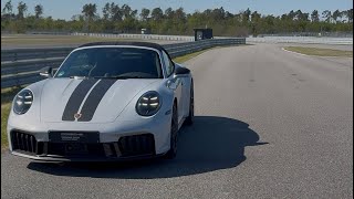 Driving a Porsche 911 gts in Hockenheim ring. Porsche pilot experience program