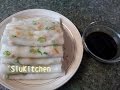 [Eng-subbed] How to make Rice Noodle Roll ( 葱花蝦米腸粉)