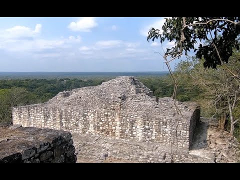 قدیم شہر Calakmul (کھنڈروں کی سیر اور تاریخ) کیمپیچ، میکسیکو