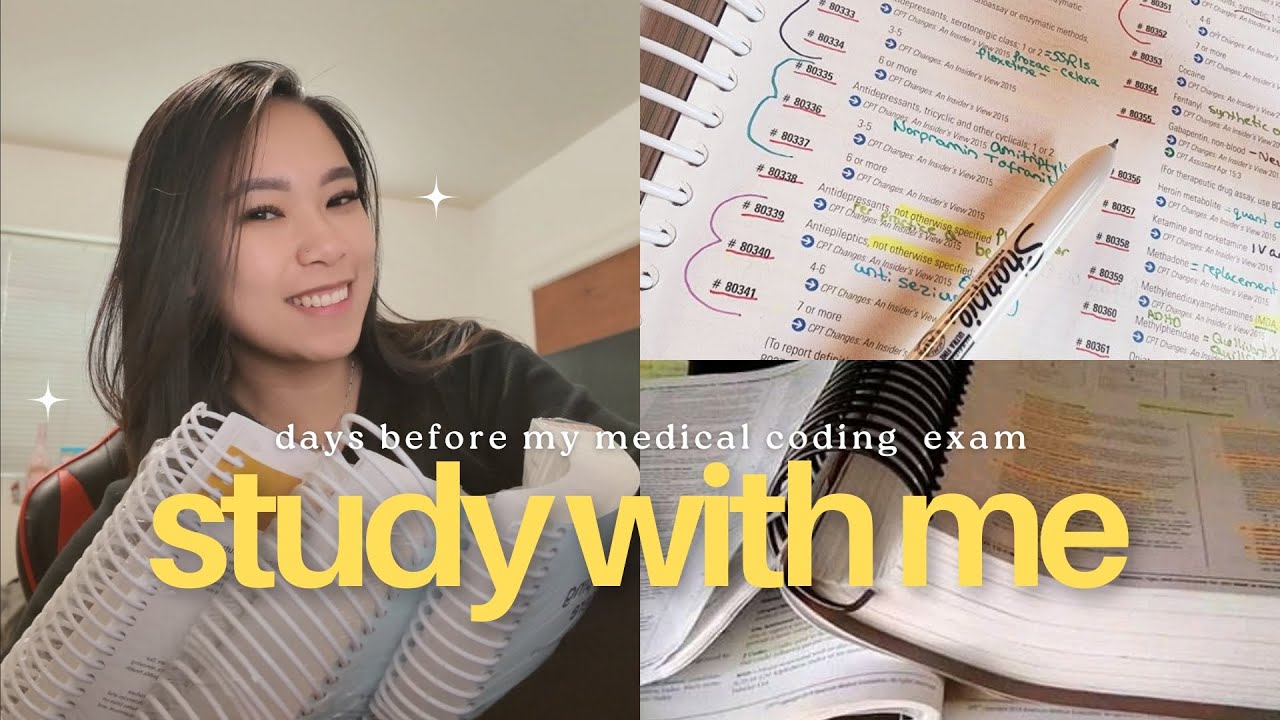 Week in my life as a medical coding student studying for CCS exam