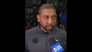 Tyler Marsh halftime sideline interview