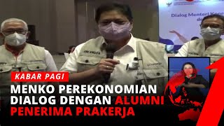 Menko Perekonomian Dialog Dengan Alumni Penerima Kartu Prakerja di Solo | Kabar Pagi tvOne
