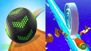 Going Balls Vs Spiral Roll Android iOS Mobile Gameplay Walkthrough 1373140