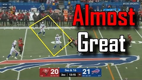 Josh Allen nearly pulls off an amazing play | Buffalo Bills Vs Tampa Bay Buccaneers
