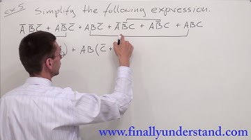 Digital Logic - Boolean Algebra (SOP)
