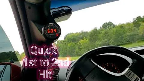 Quick Hit in Boosted G35 * supercharged noises!! *