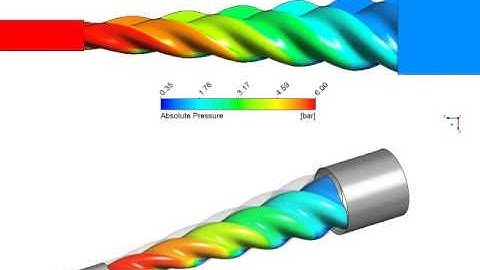 Conical rotory screw grid generation with SCORG