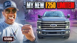 BUYING & DRIVING MY NEW 2024 FORD F250 SUPER DUTY LIMITED!