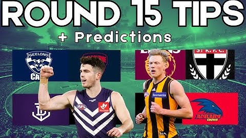 AFL Round 15 Tips + Predictions 2023