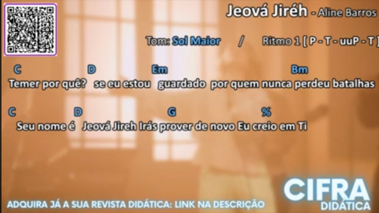 Jeová Jiréh - CIFRA SIMPLIFICADA - Aline Barros