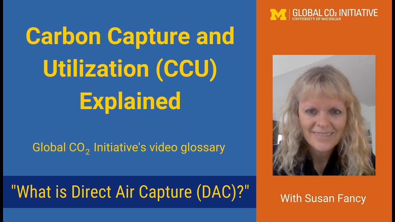 CCU Explained: What is carbon dioxide removal or CDR? - YouTube