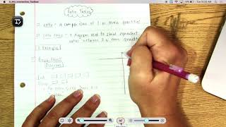 Notes: Ratio Tables
