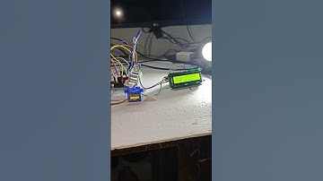 Portable Arduino Radar using Ultrasonic sensor Servo motor and Lcd display
