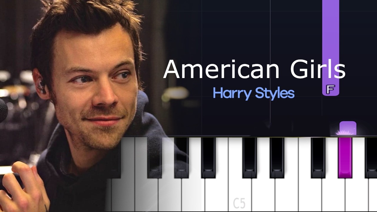 Harry Styles - American Girls  | Piano Tutorial