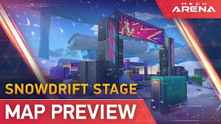 Map Preview Snowdrift Stage New Deathmatch 5V5 Map Trailer Mech Arena