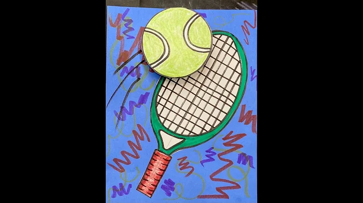 Serena Williams Tennis Racket and Ball