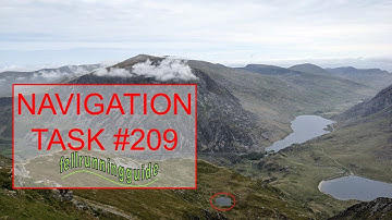 Navigation Task 209 #mapreading #snowdonia