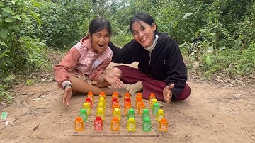 Part 103 Survival Skills SMART Ideas and USEFUL in Forest With Single Mom  Jungle Life