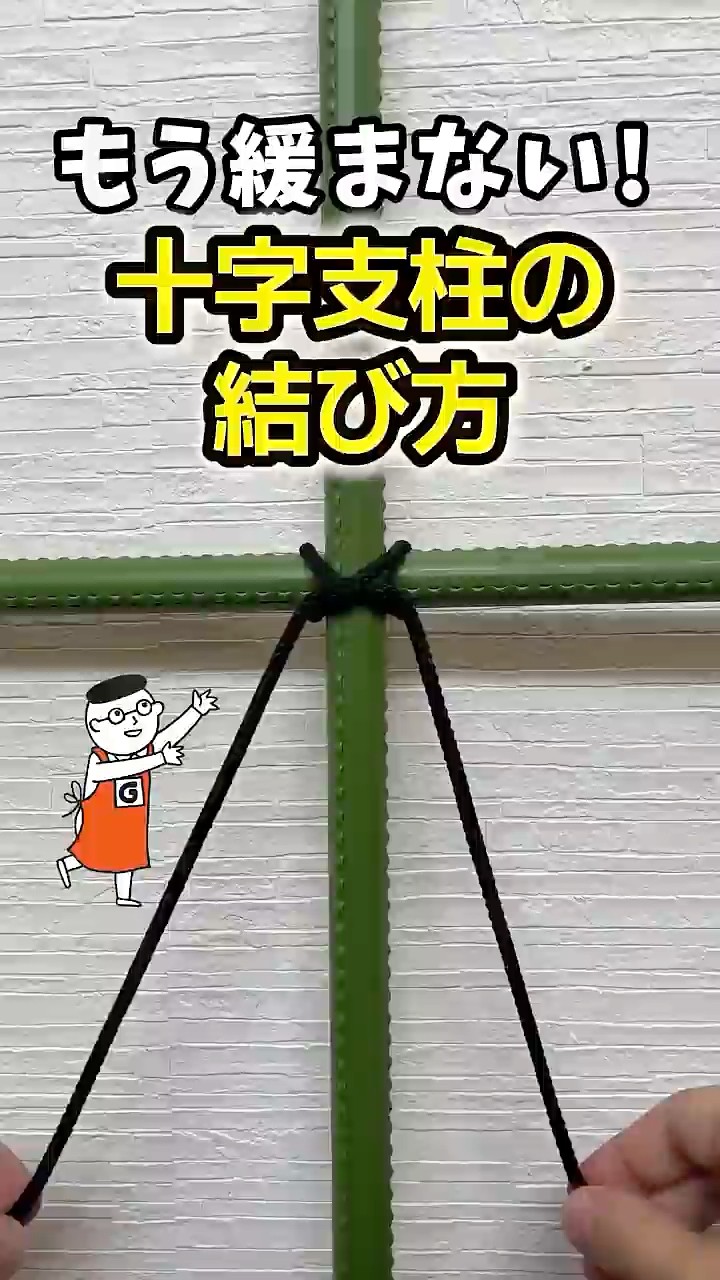 Super useful for gardening DIY! A rope trick to secure stakes in