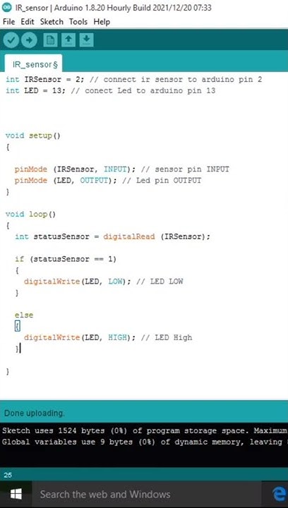 Arduino IR sensor code and Example (In description have link for ...