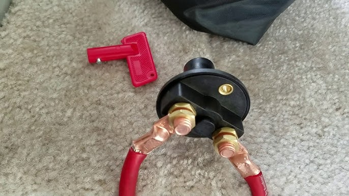 Acheter Interrupteur d'alimentation de voiture 12V 24V, clé rouge, batterie  coupée, véhicule, isolateur modifié, sectionneur