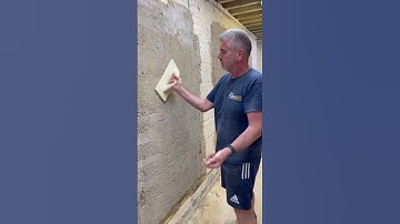 Dot and Screed method, Applying a Scratch Coat, preparing for a Render Finish #construction #fypシ