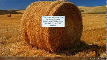 How to Setup Voicent BroadcastBySMS w/ Huawei E192 for Bulk Text Messaging