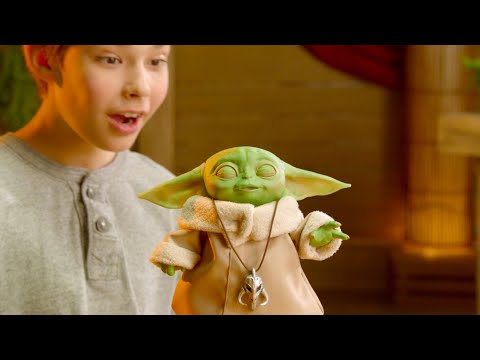 The Mandalorian's Baby Yoda Comes to Life in Actual-Size Animatronic Toy