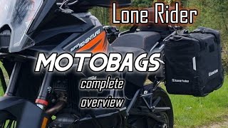 Lone Rider MotoBags : Semi-Rigid Motorcycle Panniers - KTM 1290 Super Adventure S luggage